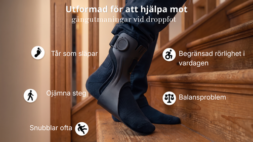 AFO Onero ortos för droppfot