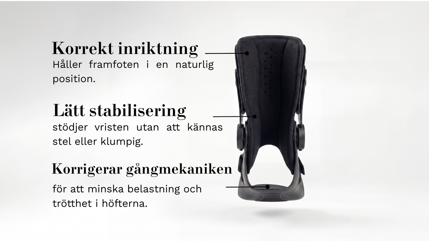 AFO Onero ortos för droppfot